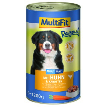 MultiFit Ragout Kurczak i marchewka 24x1,2 kg