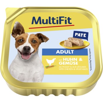 MultiFit Adult Little Dog Kurczak i warzywa 22x150 g