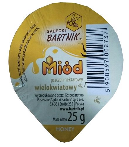 Bartnik Miód wielokwiatowy porcjowany 25 g