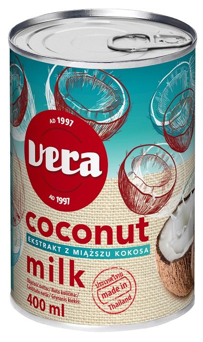Vera Mleczko kokosowe 17%-19% tłuszczu 400 ml