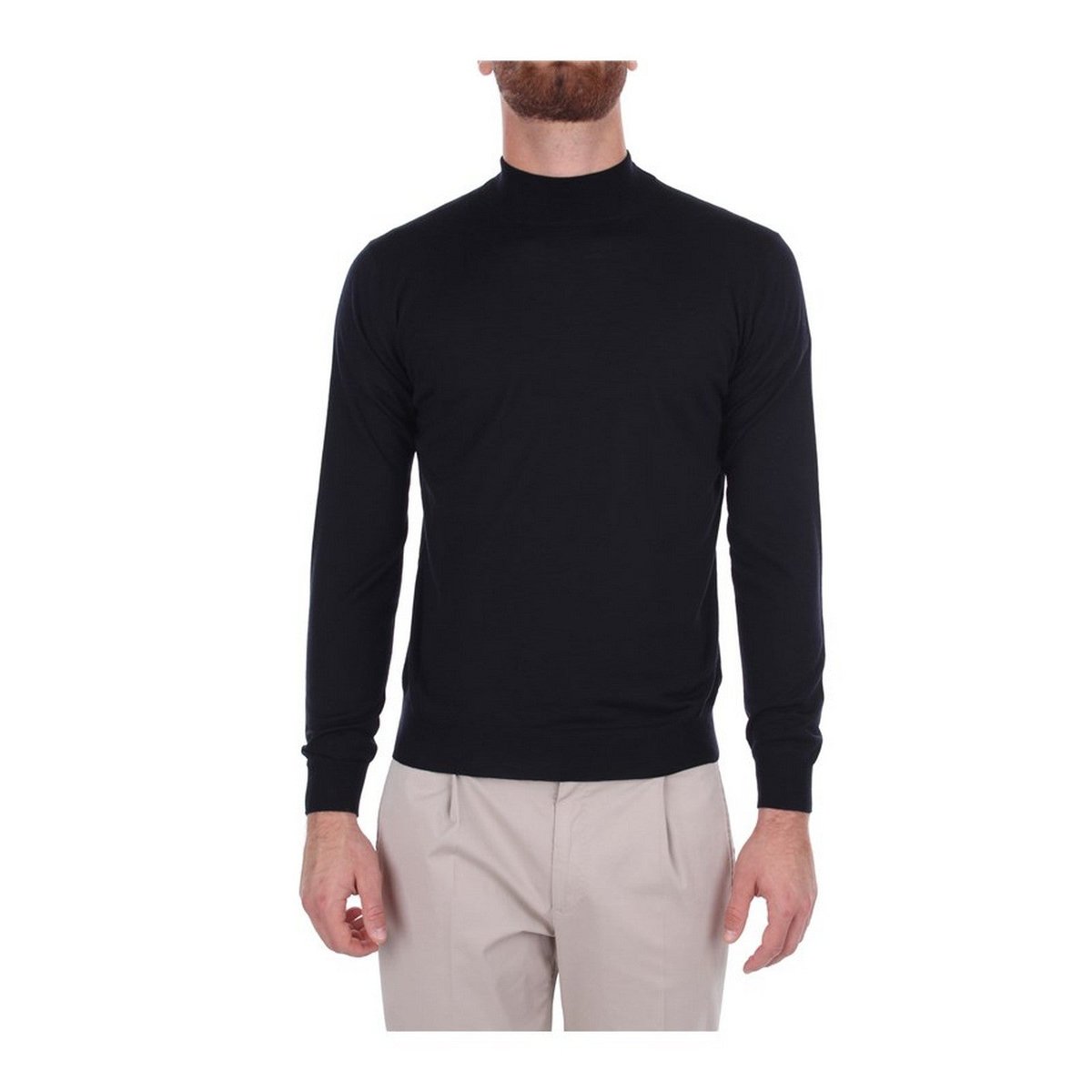 maglioni uomo filippo de laurentiis - lupetto ml royal merino - blu