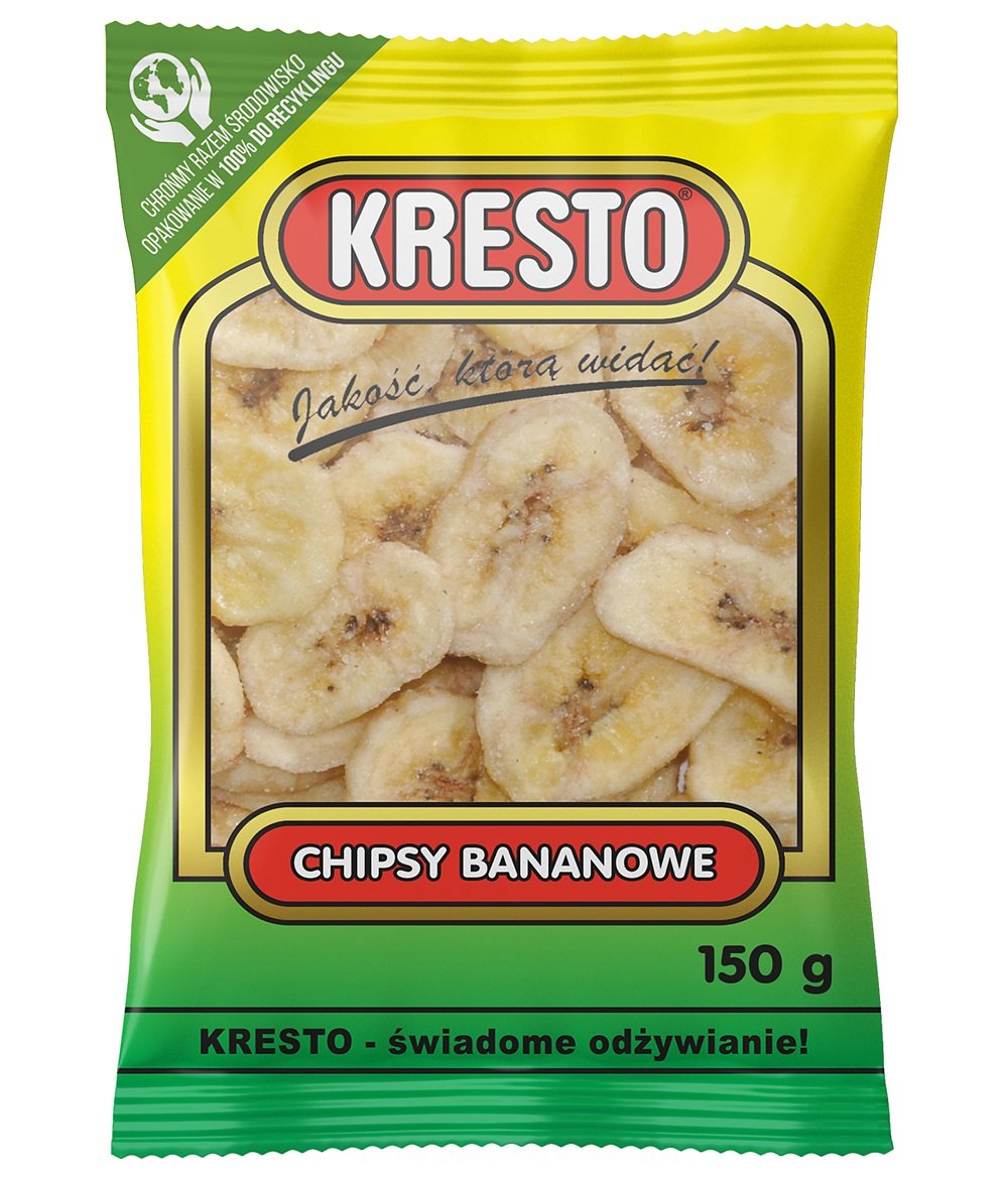Kresto Chipsy bananowe 150 g