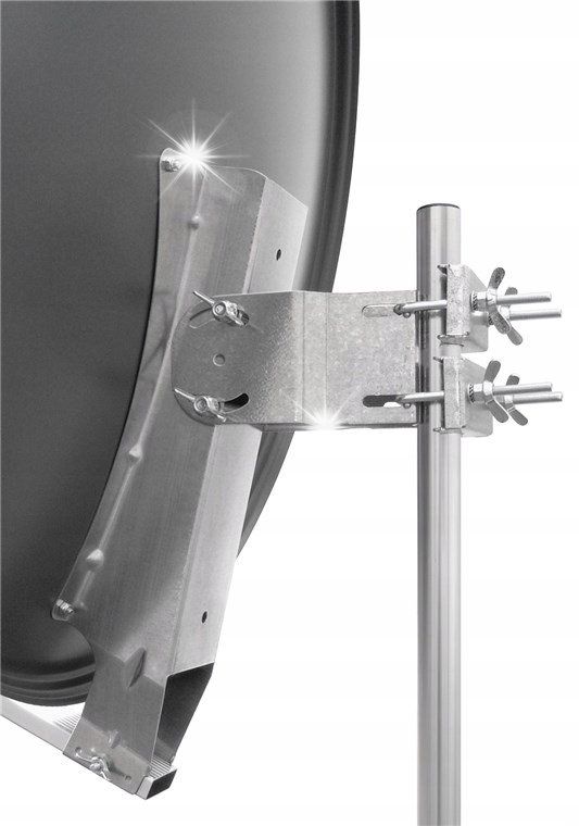 Goobay Antena SAT Aluminiowa 80cm GRAFITOWA