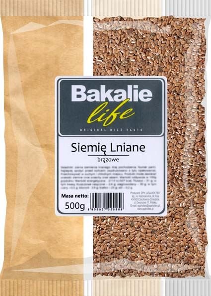Aga Holtex X LIFE Siemię lnianie brązowe 500g