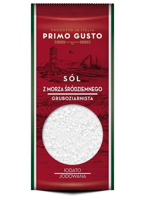 PRIMO GUSTO Sól morska jodowana gruba 1kg [12]