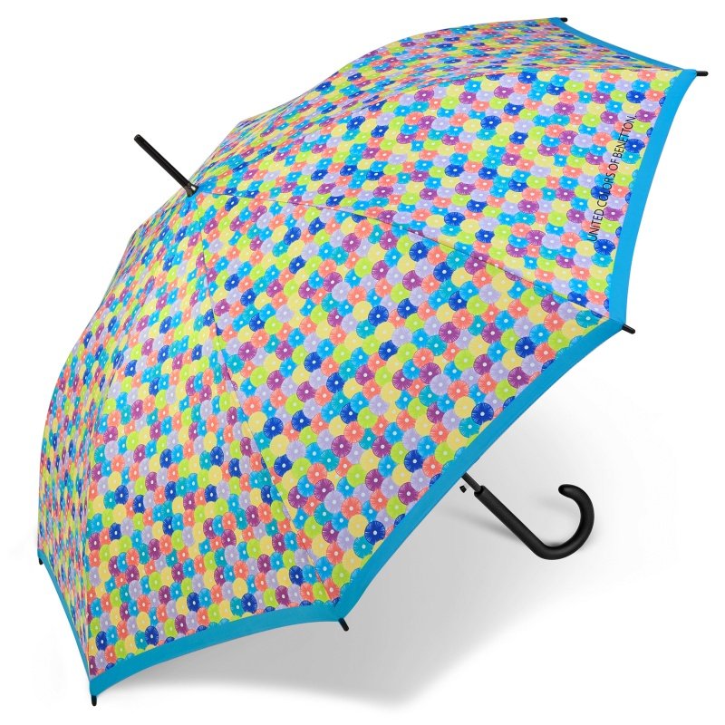 Benetton 59047 Long AC parasolka parasol długi damski wielokolorowy Automat