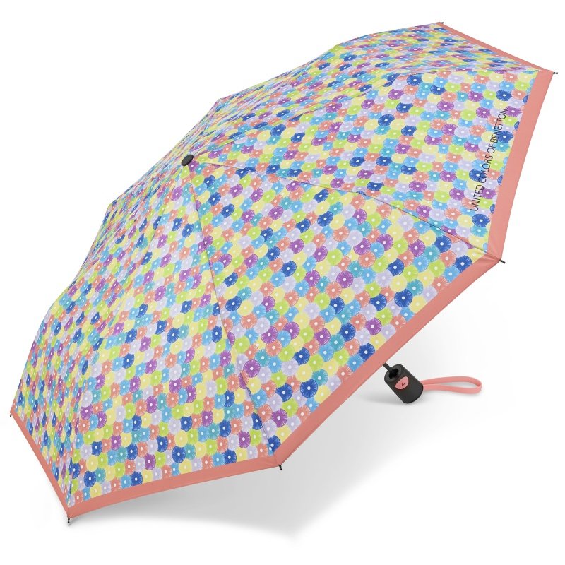Benetton 59054 Mini AC parasolka parasol damski kolorowy Z POKROWCEM
