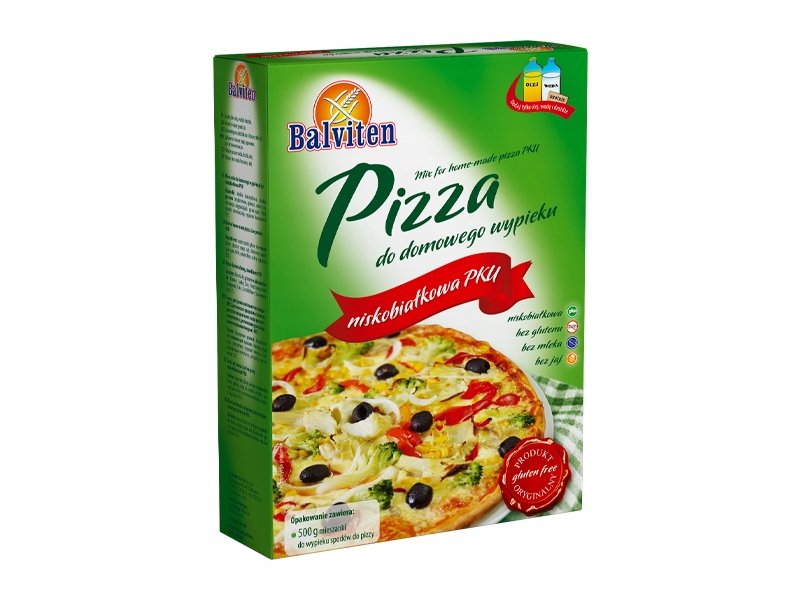 Pizza MIX do domowego wypieku PKU 500g