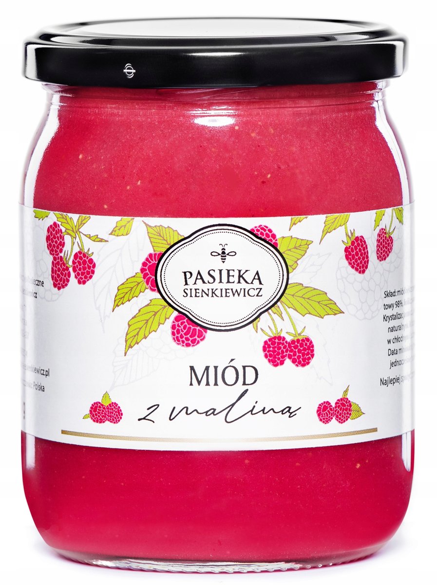 MIÓD Z MALINĄ 700G