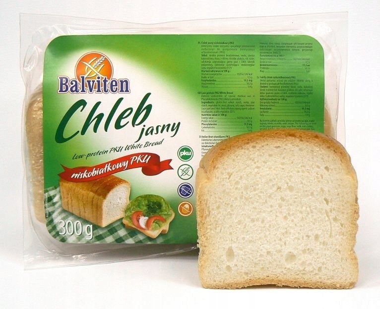 Chleb jasny niskobiałkowy PKU 300g
