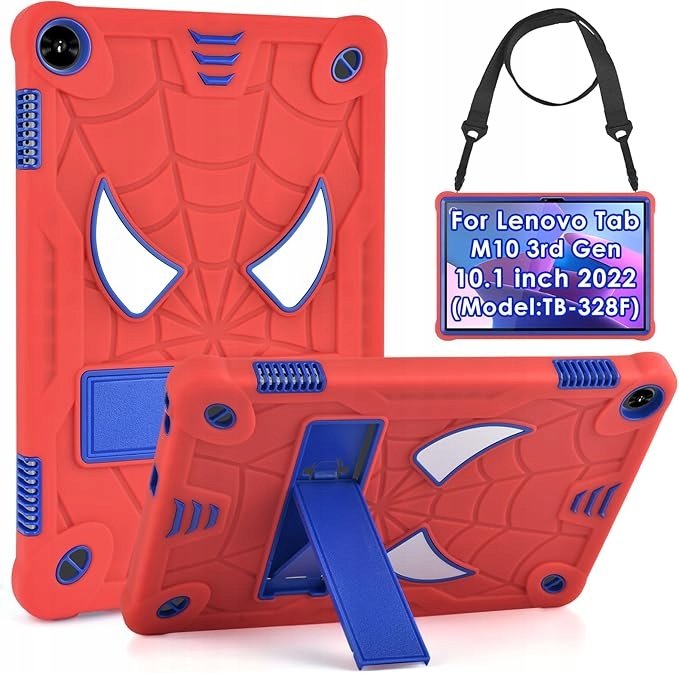Etui Obudowa Tablet Futerał Pokrowiec Ochronne z podpórką Spiderman Lenovo