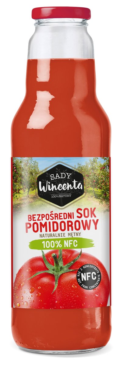 Sady Wincenta Sok pomidorowy butelka 750 ml