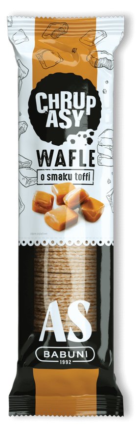 As Babuni Wafle chrupasy toffi 90 g