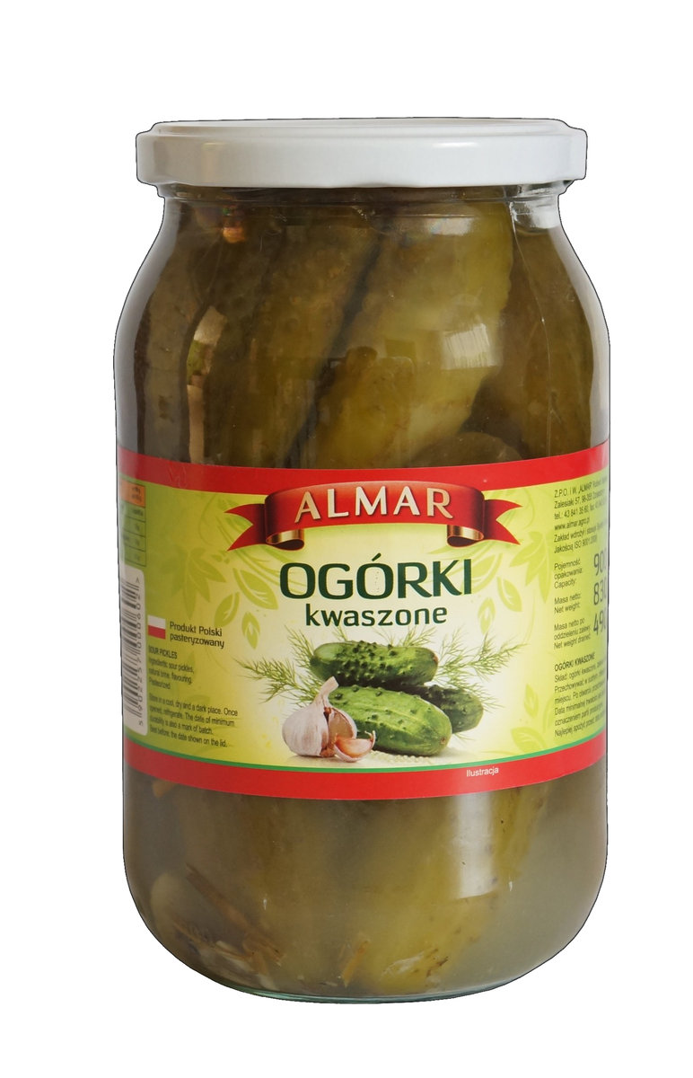 Almar Ogórki kiszone 900 ml