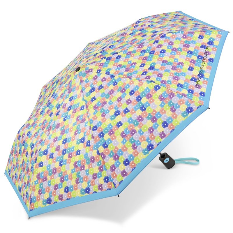 Benetton 59053 Mini AC parasolka parasol damski kolorowy Z POKROWCEM