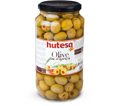 MK Hutesa Oliwki zielone faszerowane papryką 900 g