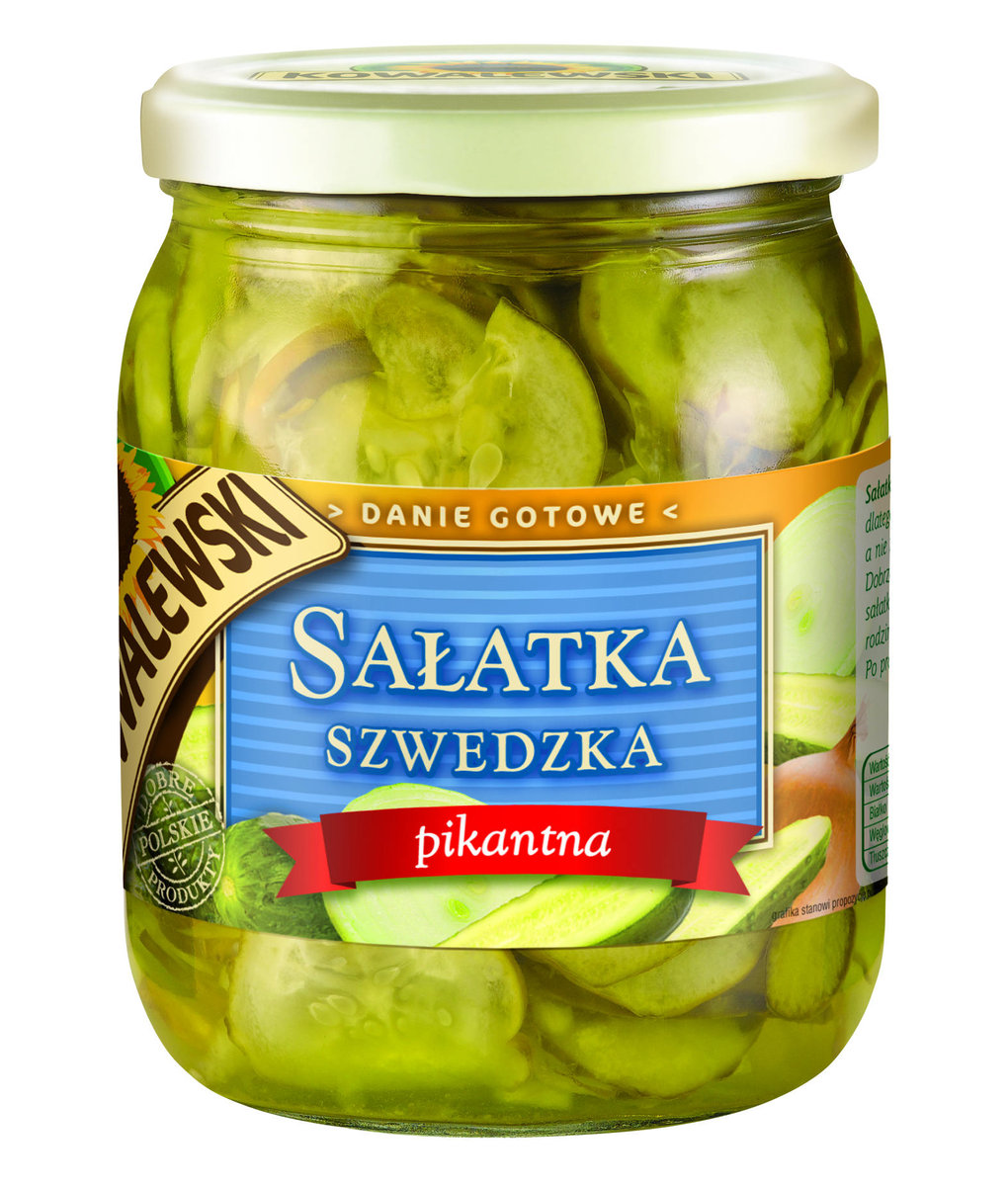 Kowalewski Sałatka szwedzka z cebulką 540 ml