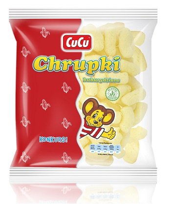 CuCu Chrupki kukurydziane bezglutenowe 50 g