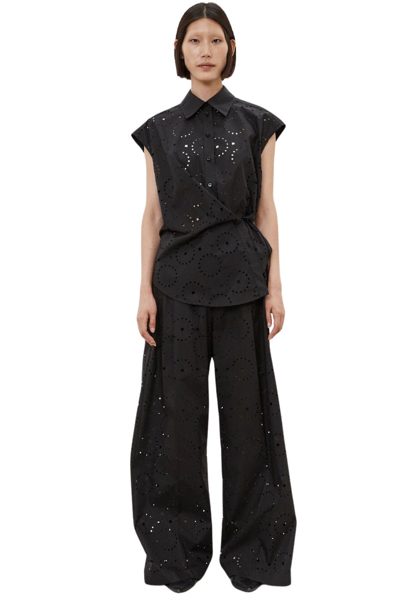 Pantalone palazzo Donna MEIMEIJ traforato