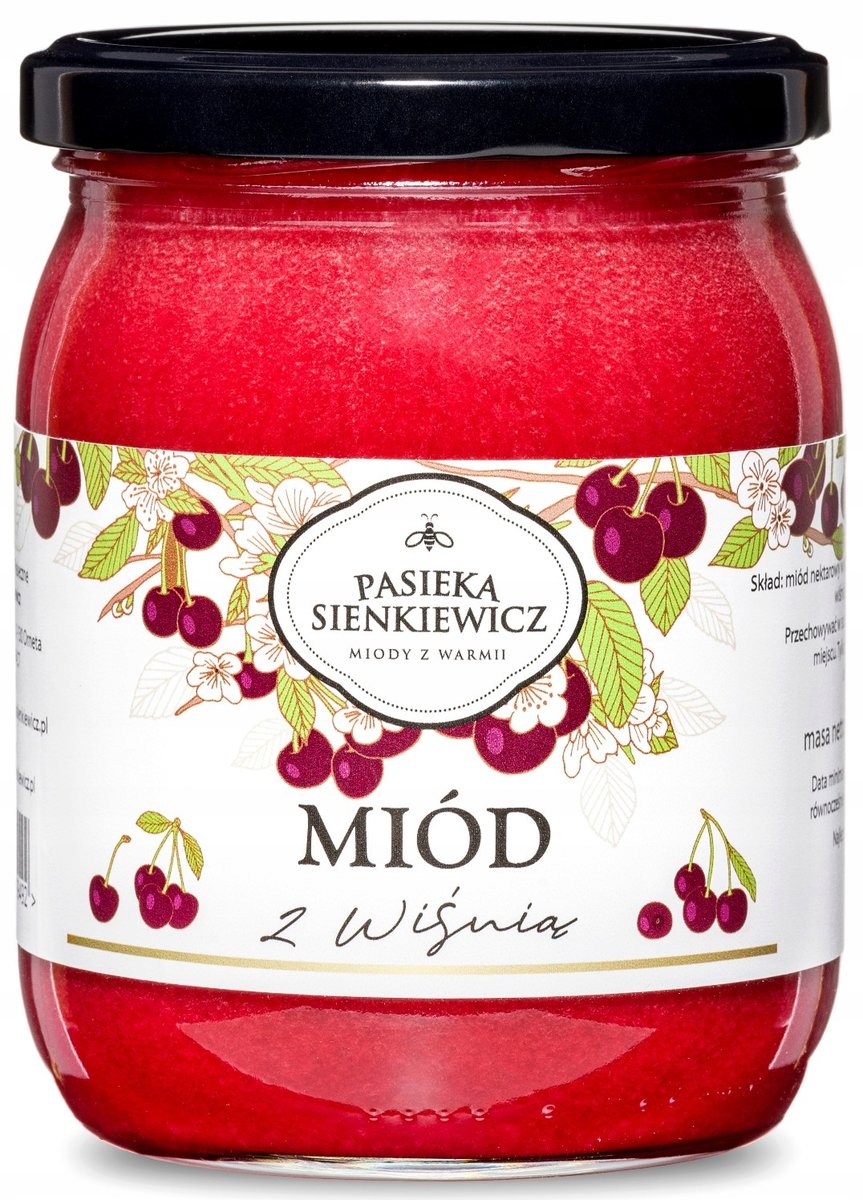MIÓD Z WIŚNIĄ 700G