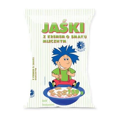 Chaber Płatki Jaśki Poduszeczki zbożowe mleczne 150 g