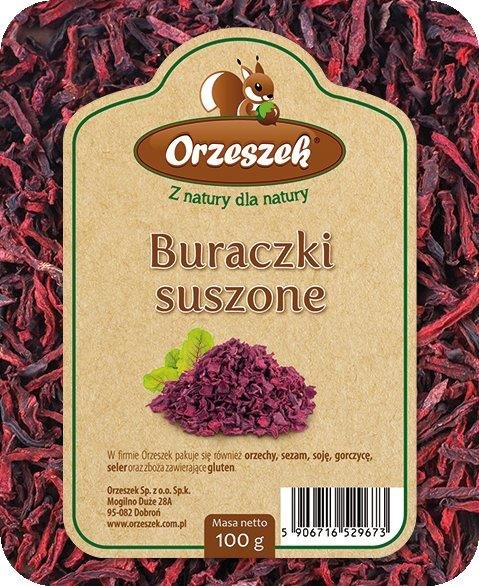 Orzeszek Buraczki suszone 100 g