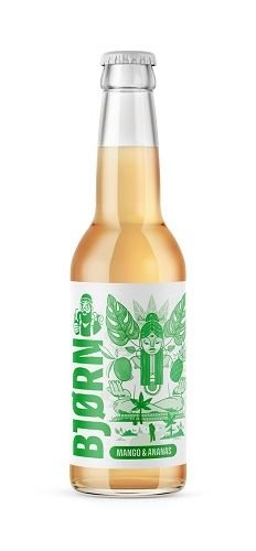 Bjorn Napój gazowany Mango & ananas 330 ml
