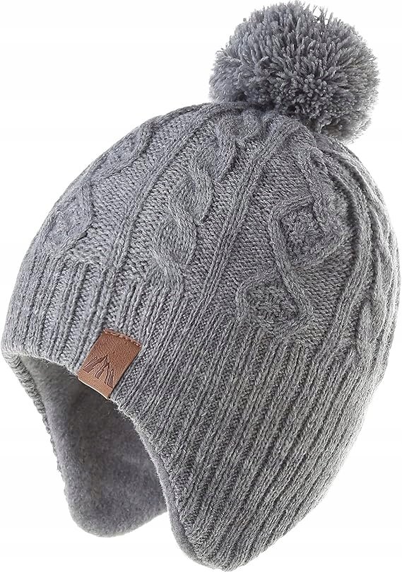 Czapka zimowa z ociepleniem, narciarska, unisex 49CM AHAHA