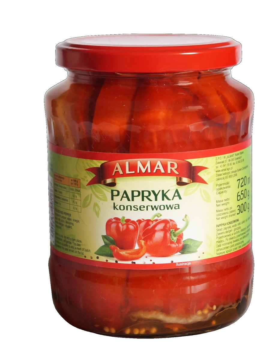 Almar Papryka konserwowa 720 ml