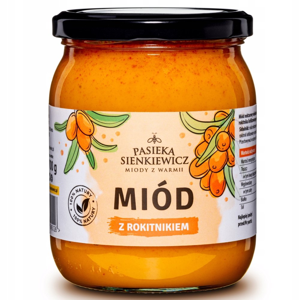 MIÓD Z ROKITNIKIEM 700G