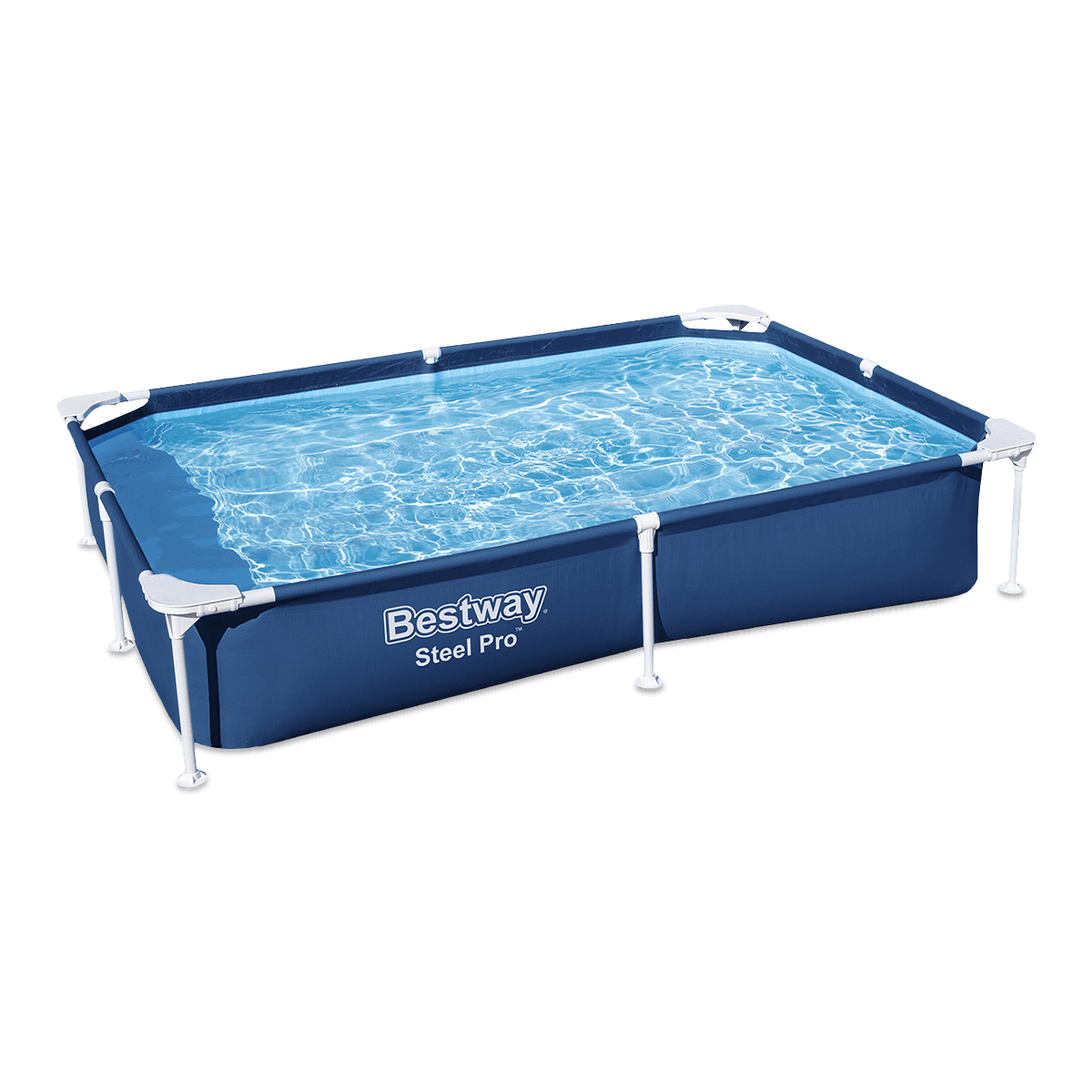 Basen Stelażowy SplashJr Steel Pro 221x150x43 BESTWAY + Zestaw naprawczy