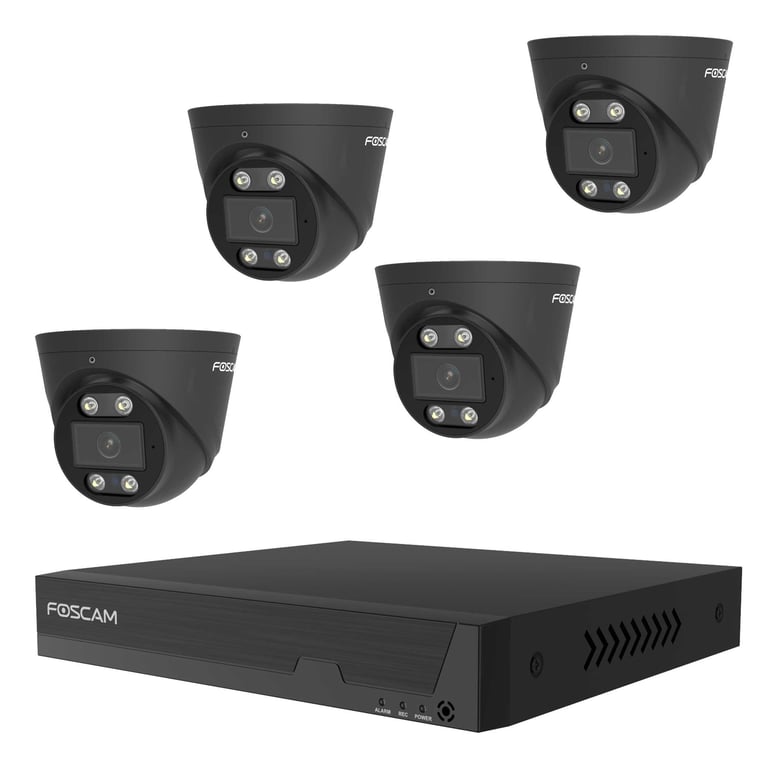 Foscam FN9108E-T4-2T BLACK zestaw do monitoringu wideo Przewodowa 8 kan.