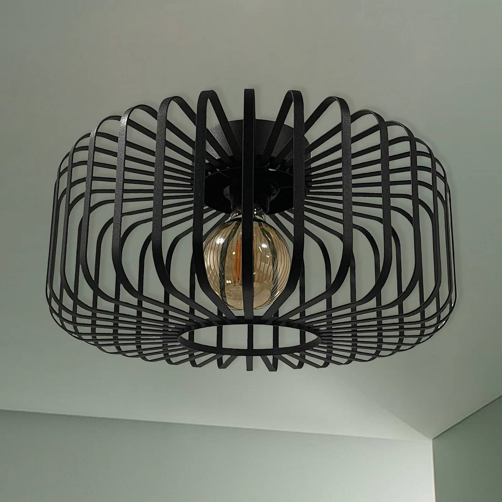 ROYALTECH Lampa sufitowa Niko, możliwość ściemniania, salon / jadalnia, metal, nowoczesny