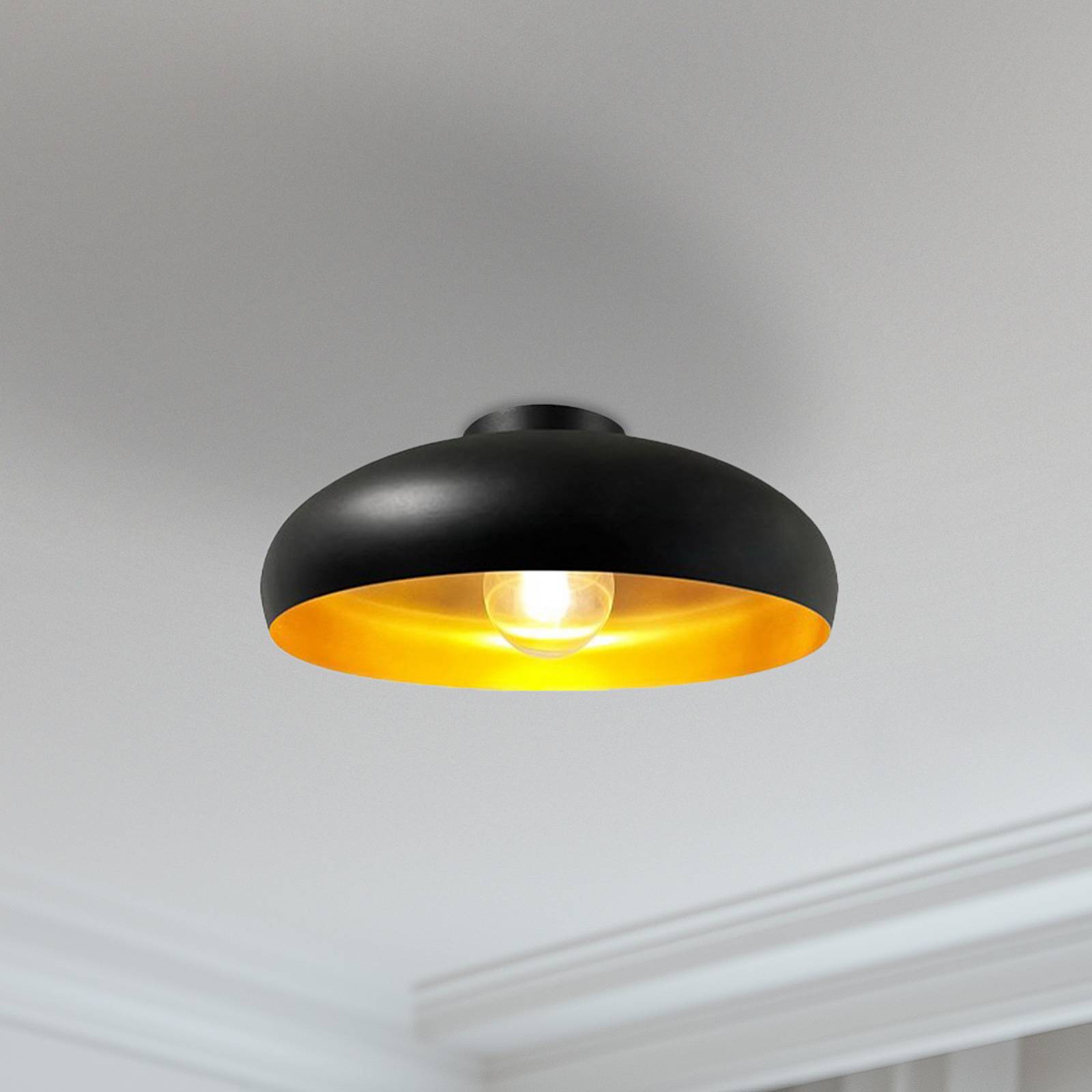 ROYALTECH Lampa sufitowa Olli, możliwość ściemniania, salon / jadalnia, metal