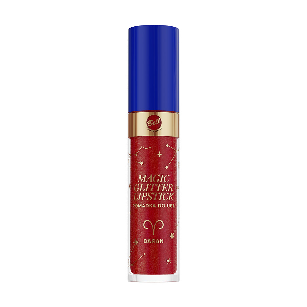 Bell Magic Glitter Lipstick Magiczna Pomadka do Ust 02 Kiss of Aries