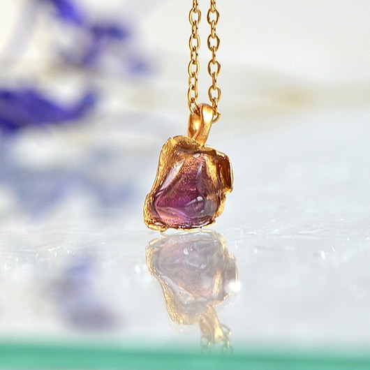 Naszyjnik z Ametystem