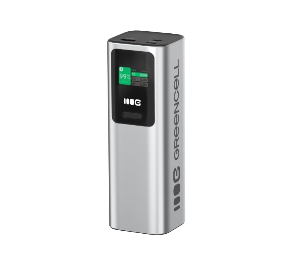 Green Cell PowerPlay Ultra PBGC25UD 25200mAh 140W Srebrny
