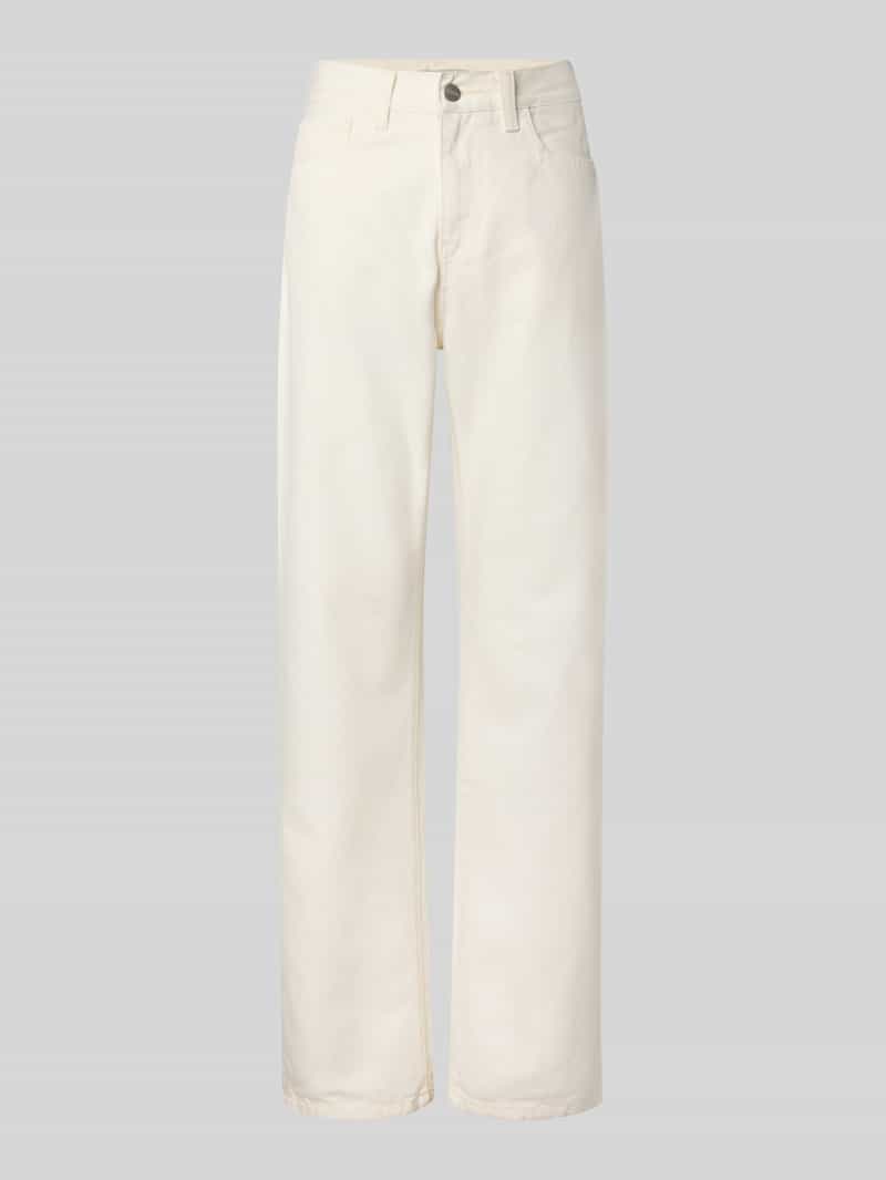 Jeansy o kroju straight fit z czystej bawełny model ‘Noxon’