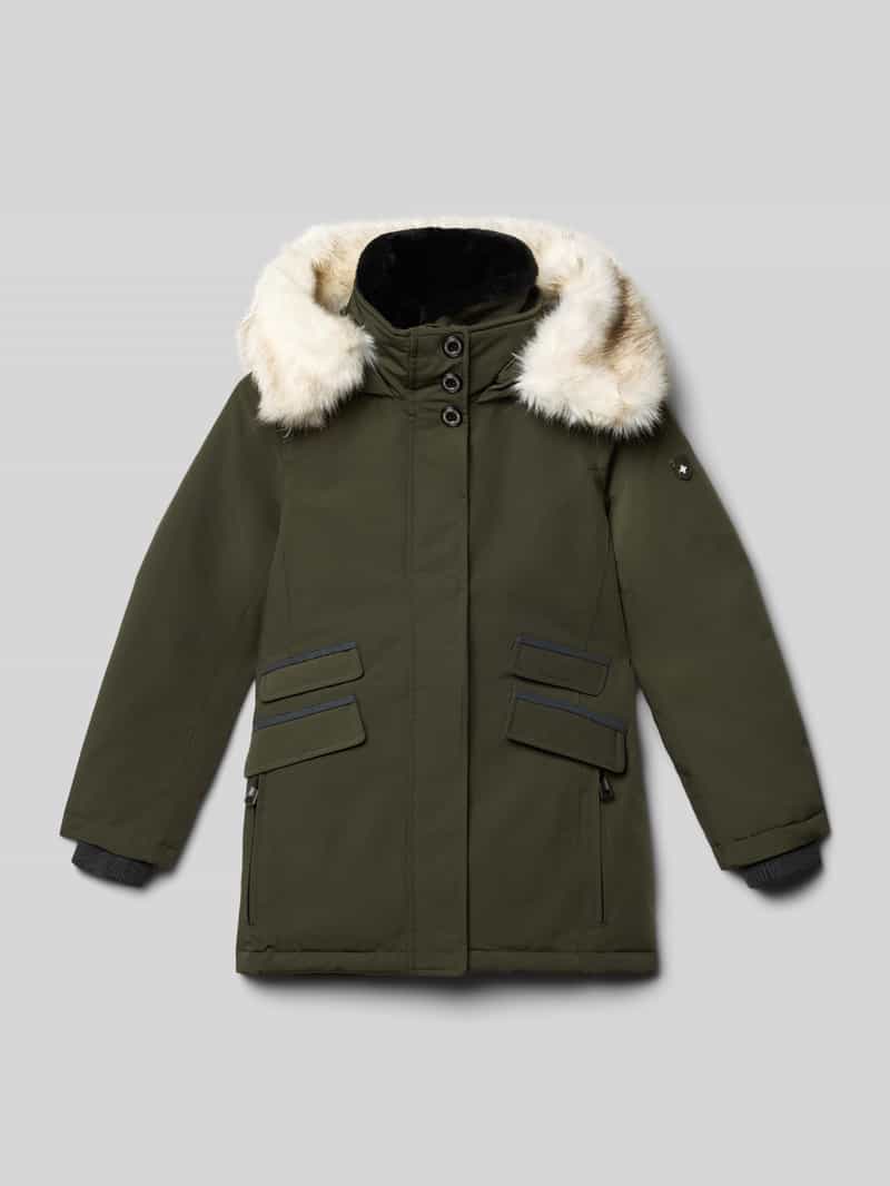 Kurtka funkcyjna ze sztucznym futrem model ‘Enterprise’