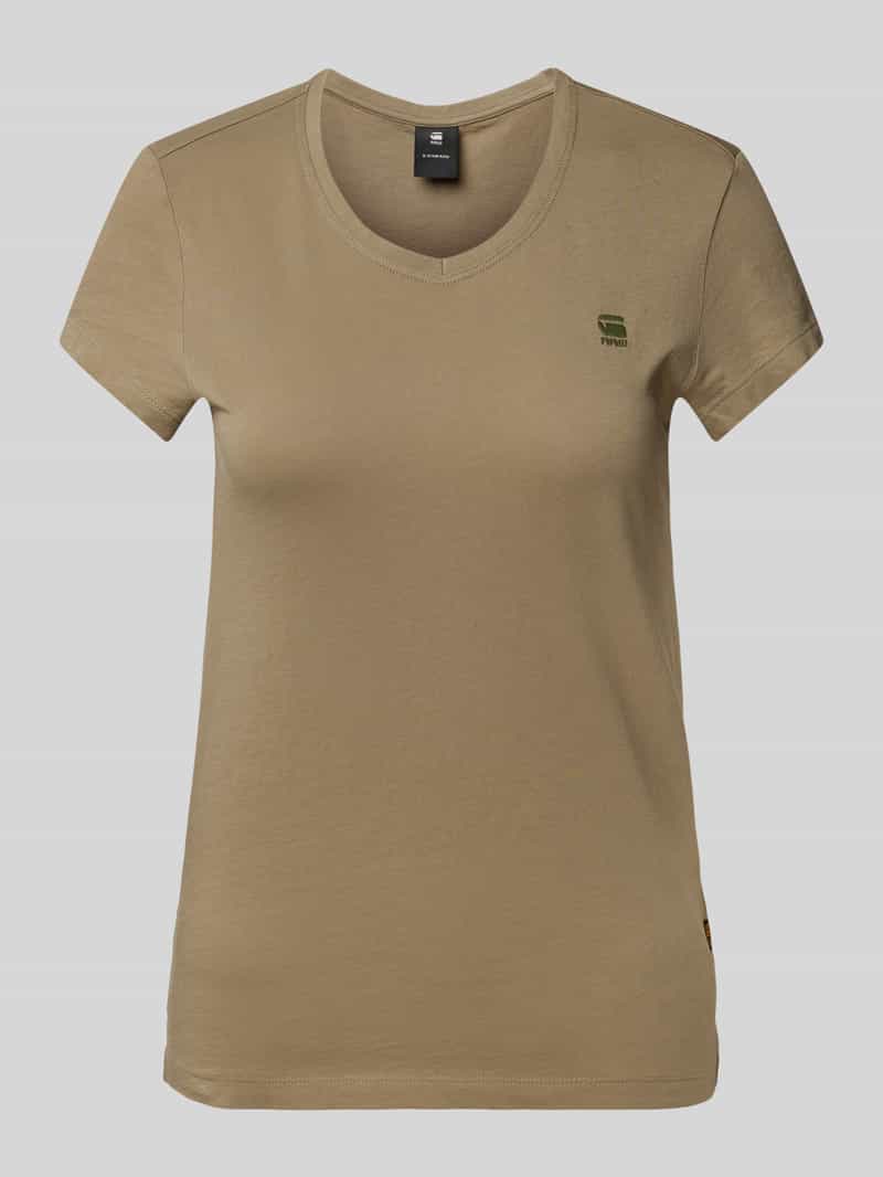 T-shirt z wyhaftowanym logo model ‘Eyben’