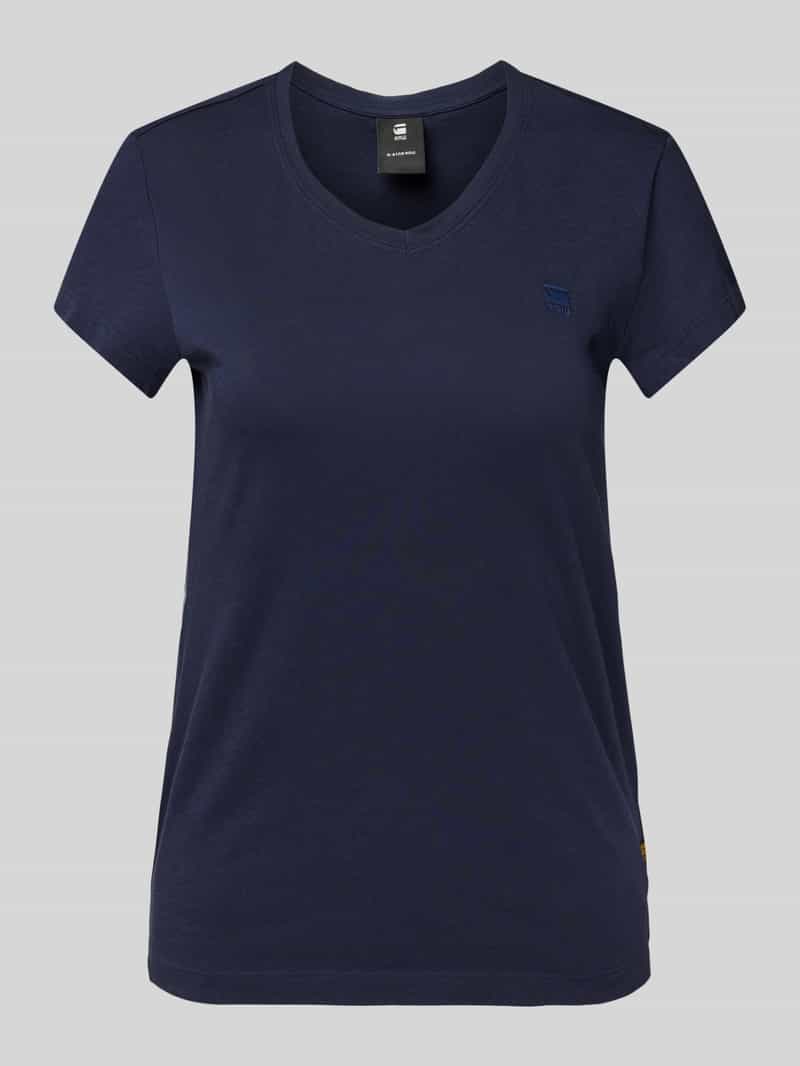 T-shirt z wyhaftowanym logo model ‘Eyben’