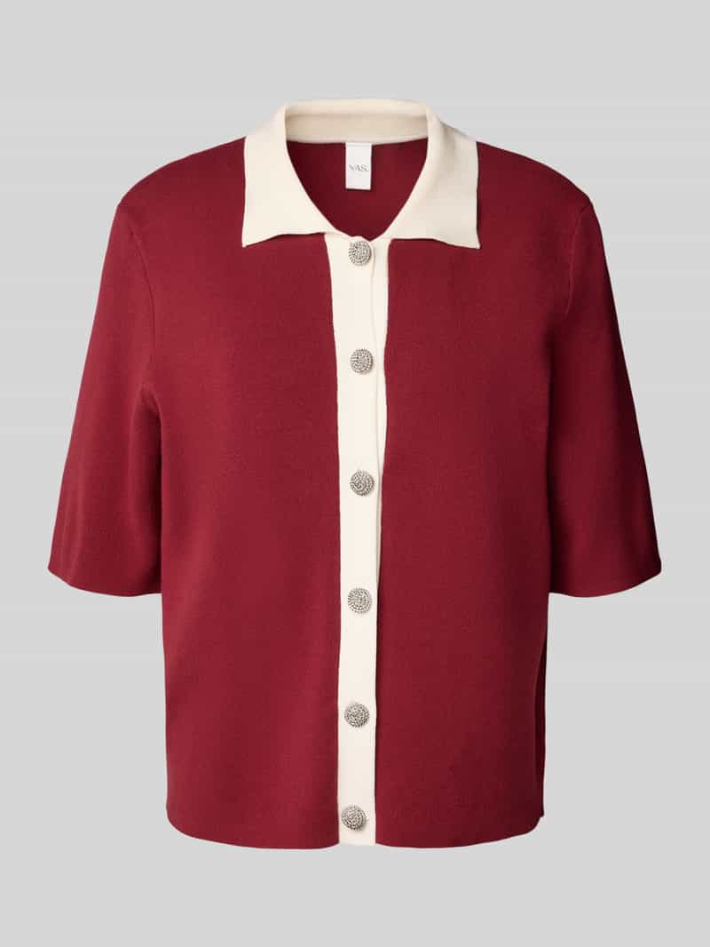 Kardigan o kroju regular fit z mieszanki wiskozy model ‘Loro’