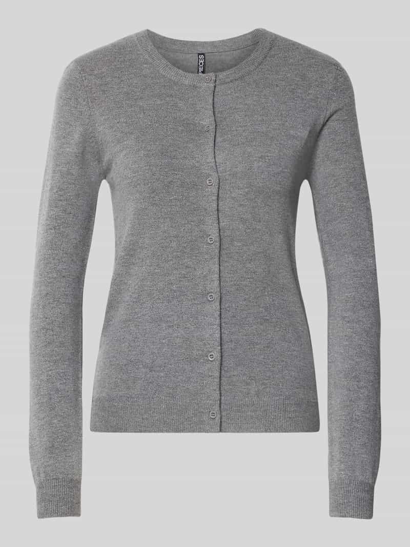 Kurtka o kroju slim fit z dzianiny z mieszanki wiskozy model ‘NORA’