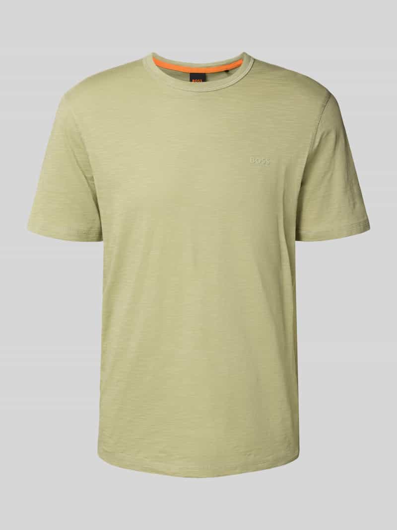T-shirt o kroju regular fit z czystej bawełny model ‘TEGOOD’