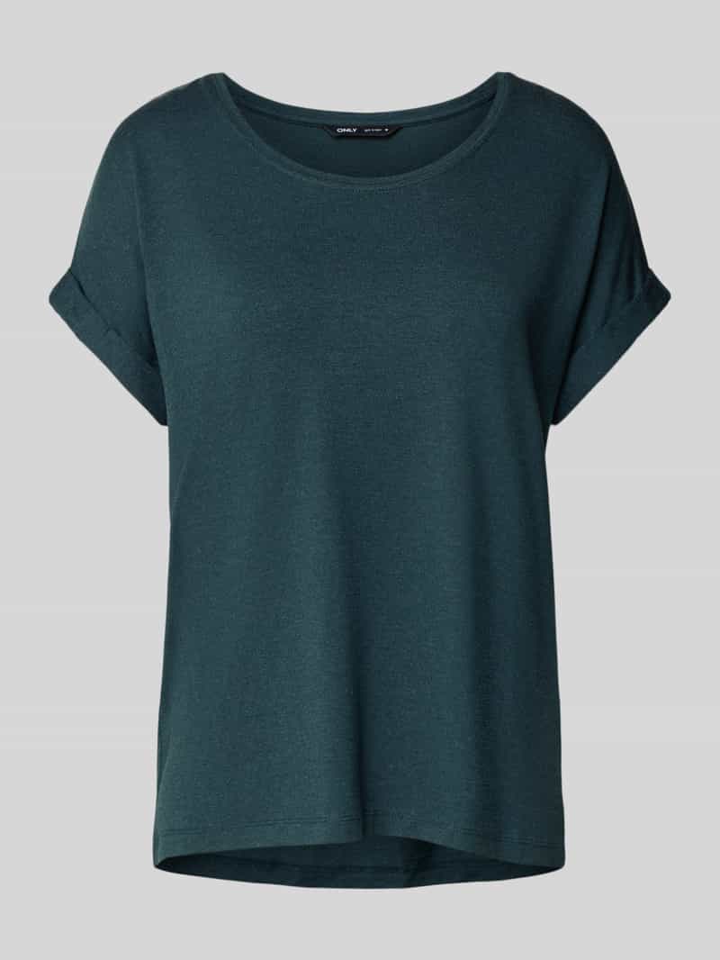 T-shirt o kroju relaxed fit z mieszanki wiskozy model ‘MOSTER’