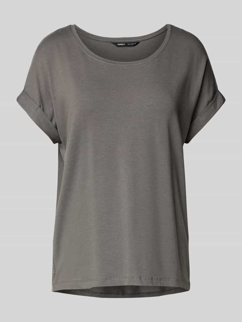 T-shirt o kroju relaxed fit z mieszanki wiskozy model ‘MOSTER’