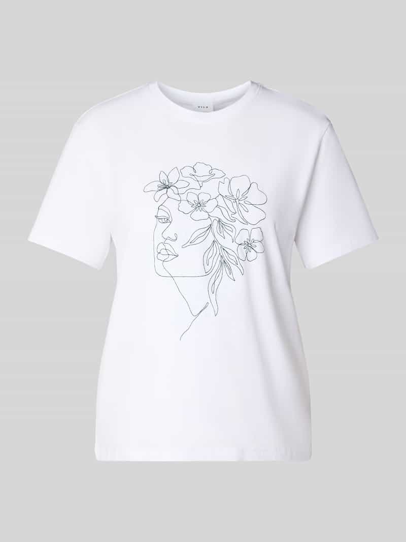 T-shirt z nadrukowanym motywem model ‘NORA’