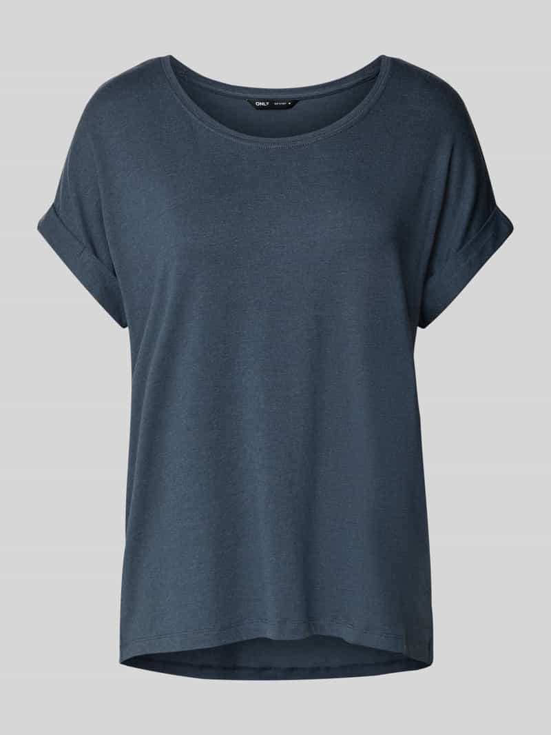 T-shirt o kroju relaxed fit z mieszanki wiskozy model ‘MOSTER’
