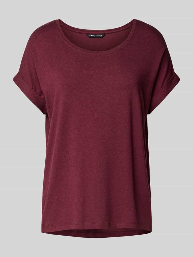T-shirt o kroju relaxed fit z mieszanki wiskozy model ‘MOSTER’