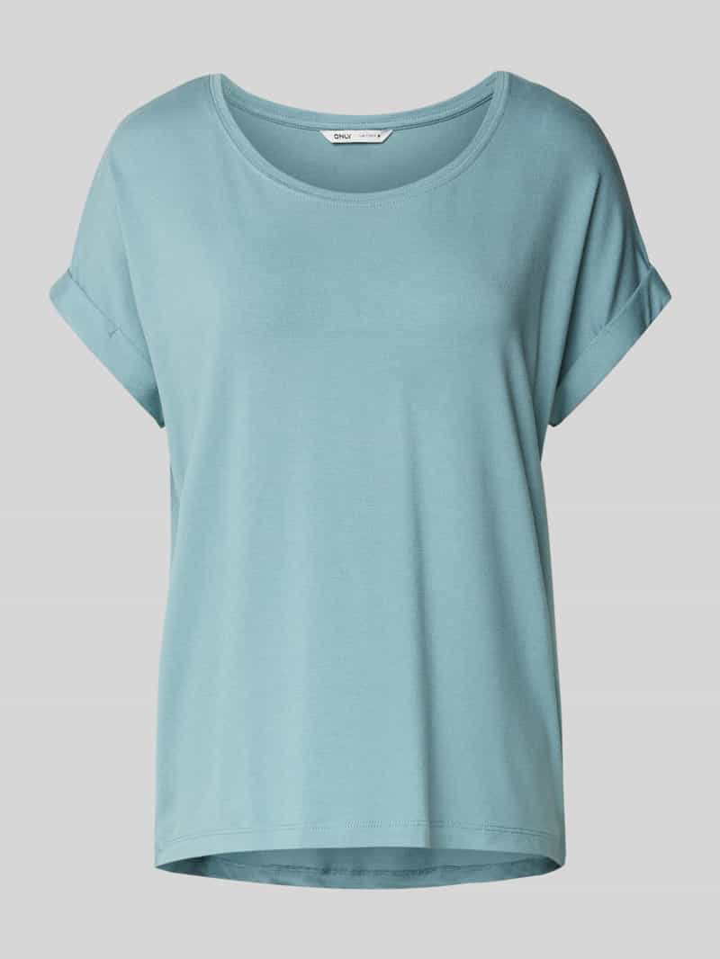 T-shirt o kroju relaxed fit z mieszanki wiskozy model ‘MOSTER’